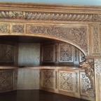 Carved Corner Cupboard Top Detail
